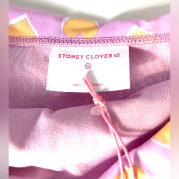 NWT STONEY CLOVER LN Bikini S (4-6) Lilac/Pink W/ padded bra, ruffles 💜🧡 - Picture 14 of 16